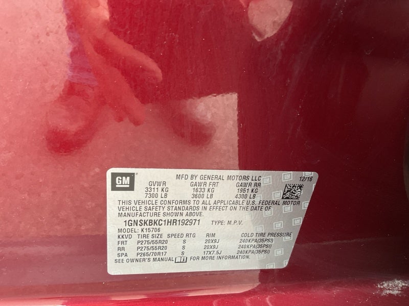 2017 Chevrolet Tahoe LT