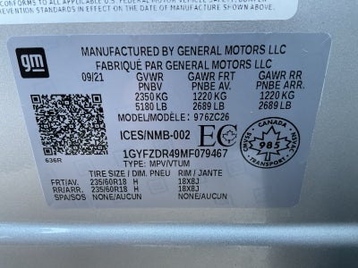 2021 Cadillac XT4 Premium Luxury