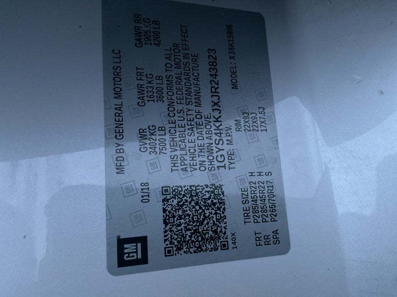 2018 Cadillac Escalade ESV Platinum