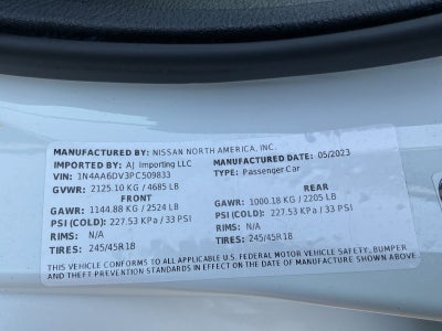 2023 Nissan Maxima SL