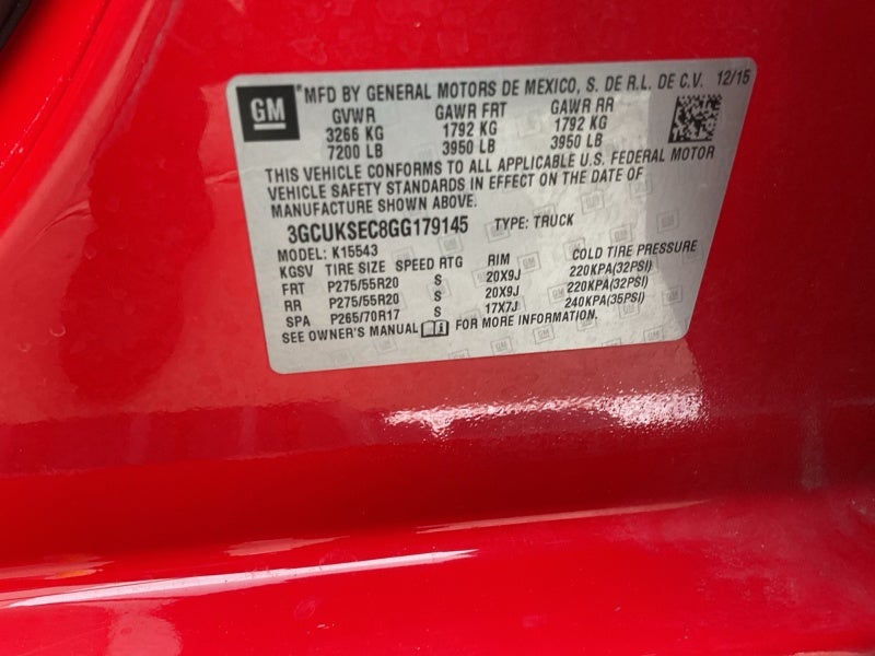 2016 Chevrolet Silverado 1500 LTZ