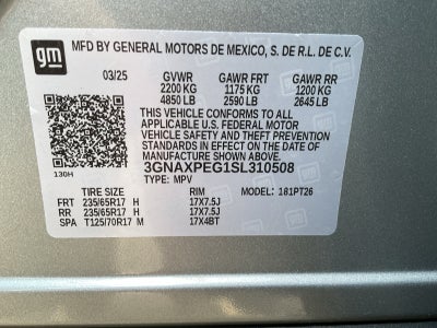 2025 Chevrolet Equinox LT