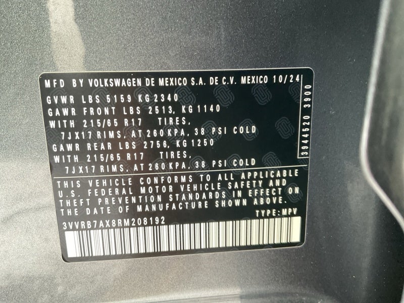 2024 Volkswagen Tiguan S