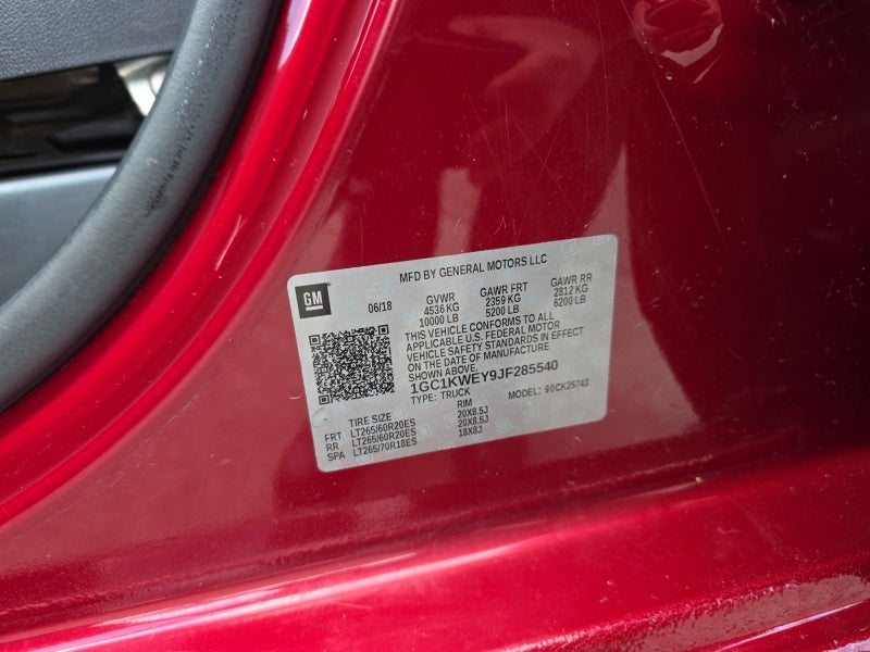 2018 Chevrolet Silverado 2500 HD LTZ