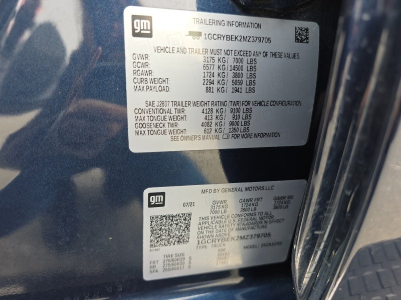 2021 Chevrolet Silverado 1500 Custom