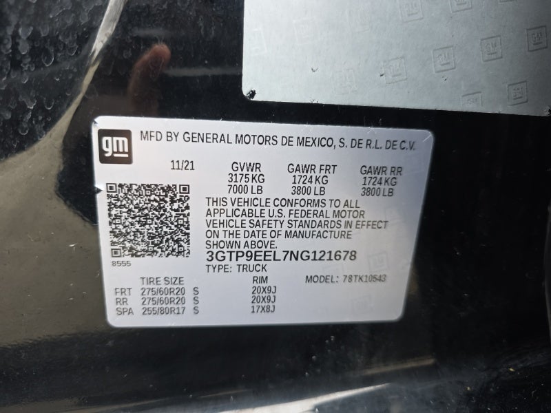 2022 GMC Sierra 1500 Limited AT4