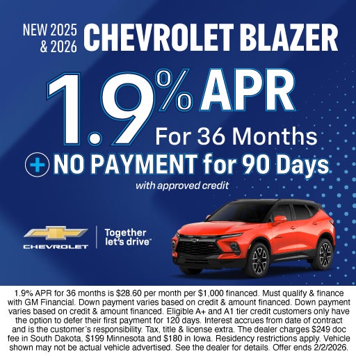 NEW 2025 & 2026 CHEVROLET BLAZER