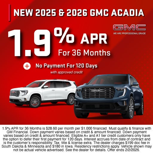 NEW 2025 & 2026 GMC ACADIA