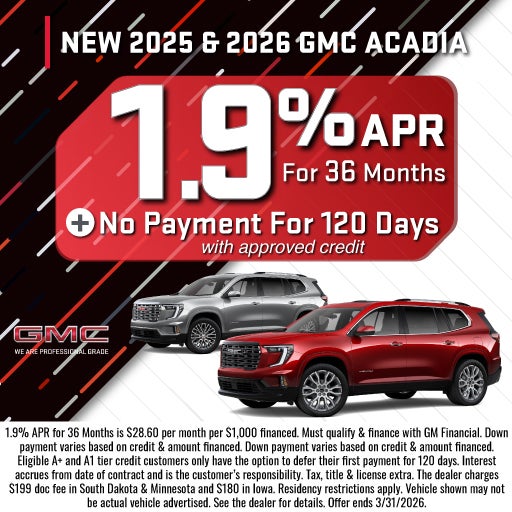 NEW 2025 & 2026 GMC ACADIA