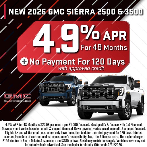 NEW 2026 GMC SIERRA 2500 & 3500